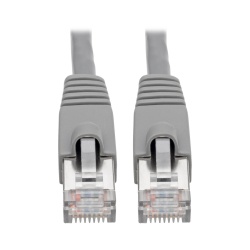 Tripp Lite 10FT RJ45 Male to RJ45 Male Cat6a 10G-Certified Snagless Shielded STP Network Patch Cable - Grey