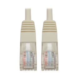 Tripp Lite 10FT RJ45 Male to RJ45 Male Cat5e 350MHz Molded UTP Patch Cable - White
