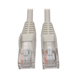 Tripp Lite 15FT RJ45 Male to RJ45 Male Cat5e 350MHz Snagless Molded UTP Patch Cable - White