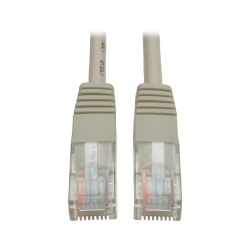 Tripp Lite 1FT RJ45 Male to RJ45 Male Cat5e 350MHz Molded Patch Cable - Grey