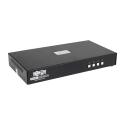 Tripp Lite 4-Port DVI to DVI Single Monitor Support Secure KVM Switch - Black