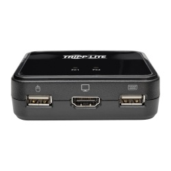 Tripp Lite 2 Port USB HD Cable KVM Switch - with Audio Video Cables and USB Peripheral Sharing