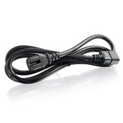 C2G 3FT 14AWG IEC C14 to IEC C15 250 Volt Power Cable - Black