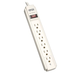 Tripp Lite Protect It 4FT 6 Outlet 790 Joules Surge Protector - Light Gray