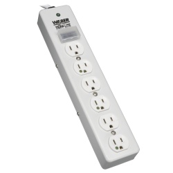 Tripp Lite 15FT 6 Outlet 1050 Joules Medical Grade Surge Protector