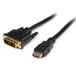 StarTech 10FT HDMI Male to DVI-D Male Adapter Cable - Black