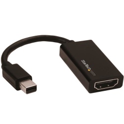 StarTech 0.5FT Mini DisplayPort Male to HDMI Female Adapter Cable - Black