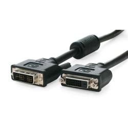 StarTech 6FT DVI-D Male to DVI-D Female Single Link Monitor Extension Cable - Black