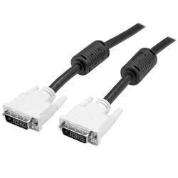 StarTech 15FT DVI-D Male to DVI-D Male Dual Link Cable - Black