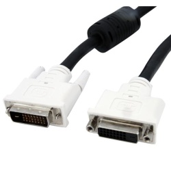 StarTech 10FT DVI-D Male to DVI-D Female Dual Link Monitor Extension Cable - Black