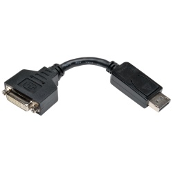 Tripp Lite 0.5FT DisplayPort Male to DVI-I Female Cable Adapter