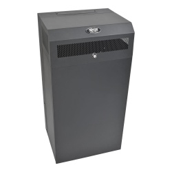Tripp Lite 12U Wallmount Low Profile Vertical Mount Server Depth Rack Enclosure Cabinet - Black