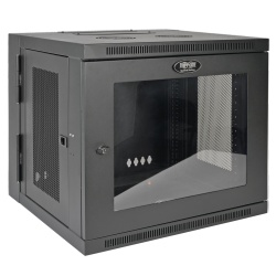 Tripp Lite 19-Inch 10U Wall Mountable Rack Enclosure Server Cabinet - Black