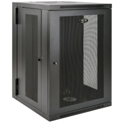 Tripp Lite 19-Inch 18U Wall Mountable Rack Enclosure Server Cabinet - Black