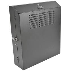 Tripp Lite 19-Inch 4U Wall Mountable Low Profile Secure Rack Enclosure Cabinet - Black