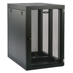 Tripp Lite 19-Inch 18U Side Mount Wall Mountable Rack Enclosure Server Cabinet - Black
