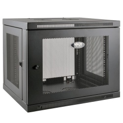 Tripp Lite 19-Inch 9U Low Profile Wall Mountable Rack Enclosure Server Cabinet - Black