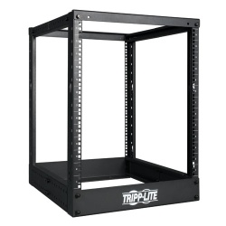 Tripp Lite 13U 4 Post Open Frame Rack Cabinet - Black