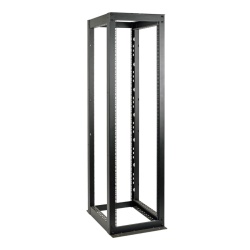 Tripp Lite 19 Inch 52U 4 Post Open Frame Rack Cabinet - Black