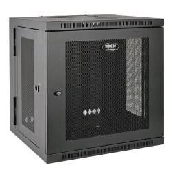 Tripp Lite 10U Wall Mountable Rack Enclosure Server Cabinet - Black