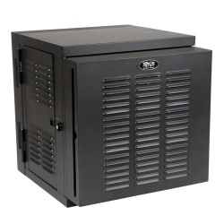 Tripp Lite 19 Inch 12U Wall Mountable Industrial Rack Enclosure Cabinet - Black