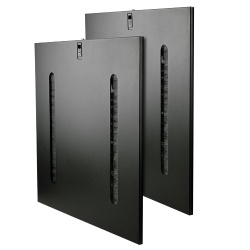 Tripp Lite 42U Rack Enclosure Cabinet Side Panel Cable Pass Through Slots - Pack of 2