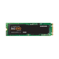 250GB Samsung 860 EVO M.2 Serial ATA III V-NAND MLC Internal Solid State Drive