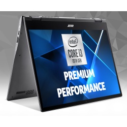 Acer Spin 713 Core i3 8GB DDR4-SDRAM 13.5-inch 128GB SSD Flip Design Touchscreen Chromebook - Steel Grey