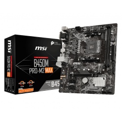MSI AMD B450 PRO-M2 Max AM4 Micro ATX Motherboard