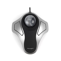 Kensington Orbit Optical Trackball USB Wired Mouse - Silver