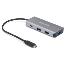 StarTech 4-Port USB C with USB A Port  - Black, Grey