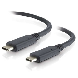 C2G 3FT USB Type-C Male to USB Type-C Male Cable - Black