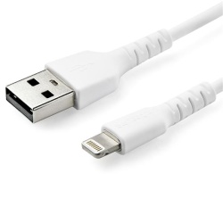StarTech 3.3FT USB Type-A Male to Lightning Apple MFI Certified Cable - White
