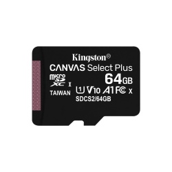 64GB Kingston Technology Canvas Select Plus Class 10 UHS-I Micro SDXC Memory Card