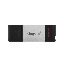128GB Kingston Technology Data Traveler USB Flash Drive - Black, Silver