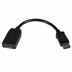 StarTech 9.4IN DisplayPort Male to HDMI Female Video Adapter - Black