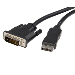 StarTech 10FT DisplayPort Male To DVI Male Video Adapter Converter Cable - Black