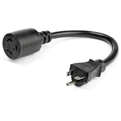 StarTech 1FT NEMA-L5-20R To NEMA-5-20P Power Adapter Cable - Black