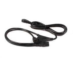 StarTech 10FT C13 to C14 Computer Splitter Power Cable - Black
