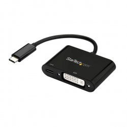 StarTech USB Type-C to DVI Video Display Adapter - Black