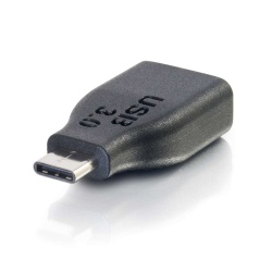 C2G USB Type-C Male To USB Type-A Female Adapter - Black