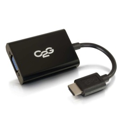 C2G HDMI to VGA Audio Converter - Black