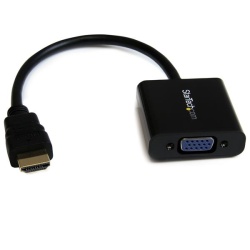 StarTech 9.6IN HDMI Male To HD-15 VGA Female Adapter Converter - Black