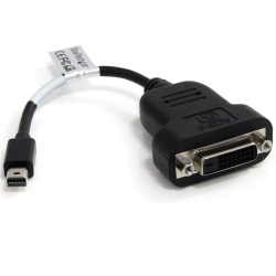 StarTech 7.9IN Mini DisplayPort Male To DVI-D Female Adapter - Black