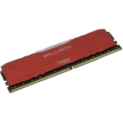 16GB Crucial Ballistix 2666MHz PC4-21300 CL16 1.35V DDR4 Memory Module - Red