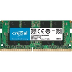 8GB Crucial 3200MHz PC4-25600 CL22 1.2V DDR4 SO-DIMM Memory Module