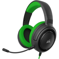 Corsair HS35 Stereo Gaming Headset - Black, Green