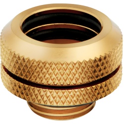Corsair Hydro X Series XF Hardware Cooling Accessory Fitting - Gold, 4-Pack