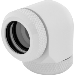 Corsair Hydro X Series XF 90° Hardware Cooling Accessory Fitting- White, 2-Pack