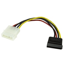 6IN StarTech 4 Pin LP4 to SATA Power Cable Adapter